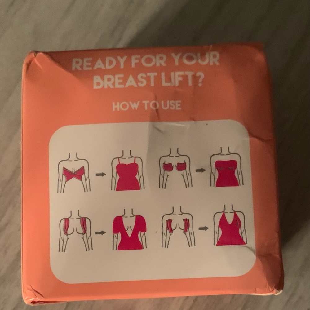 Breast Lift Tape in Orange Packaging